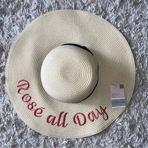 SERRA Woven Paper Hat Rosè All Day